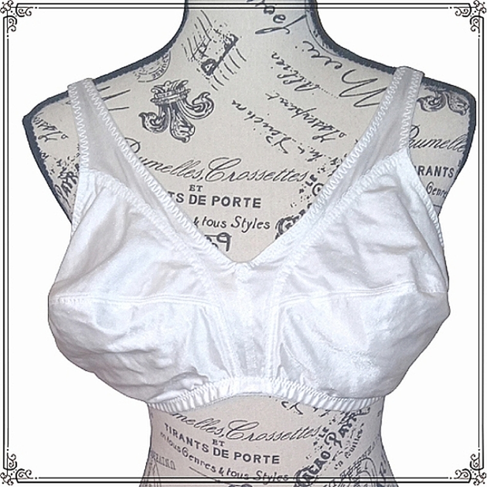 Pink K White Support Bra Size 44C